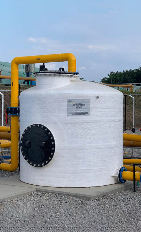 filtro quimico biogas